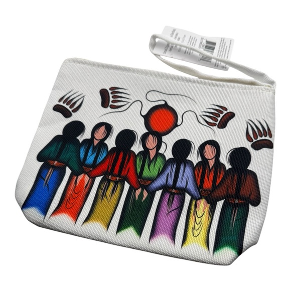 Handbags - Indigenous Collection Tote Bag “Community Strength” by Simone McLeod